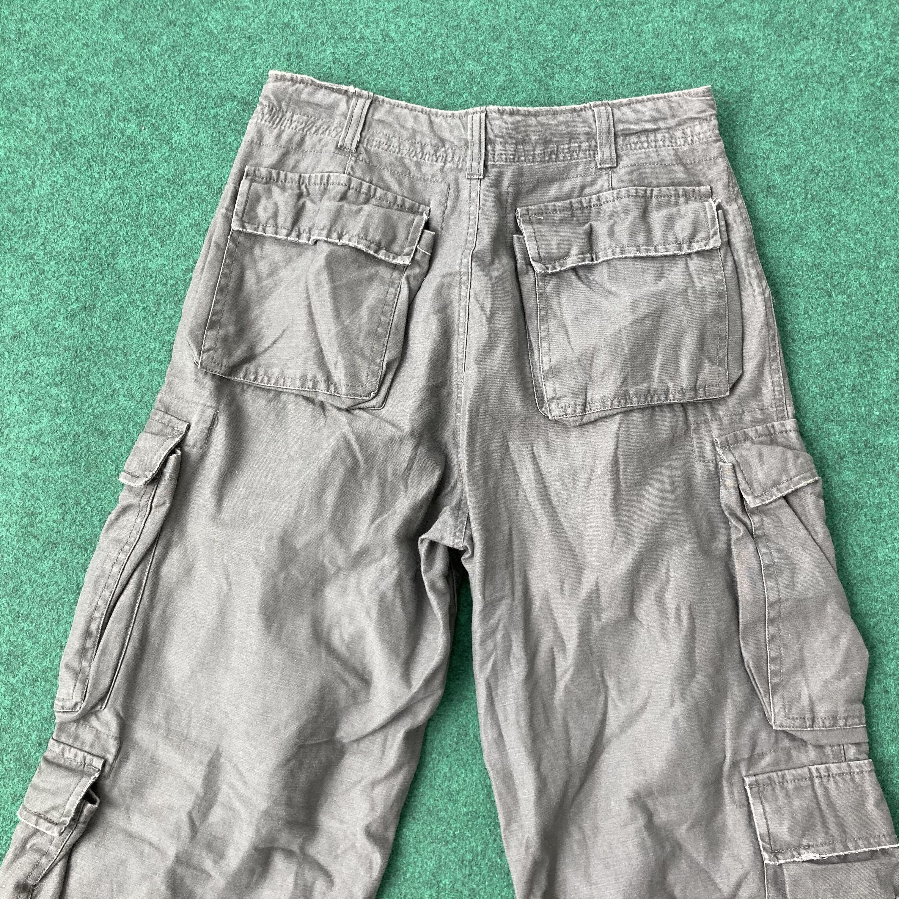 Japanese Brand BcBs Military Style Pocket Design Pant Hip HOp Jeans Size US 29 - 5 Thumbnail