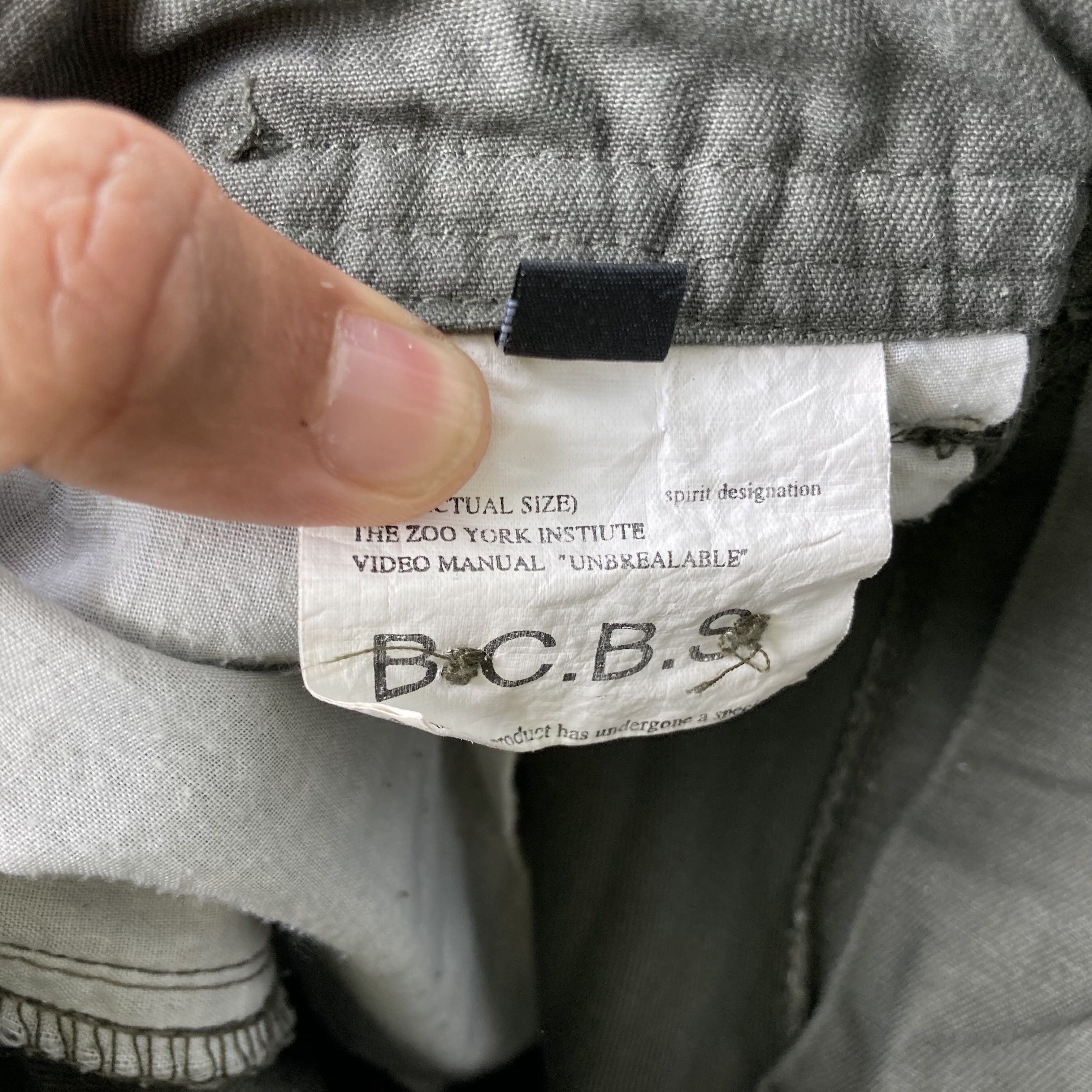 Japanese Brand BcBs Military Style Pocket Design Pant Hip HOp Jeans Size US 29 - 4 Thumbnail