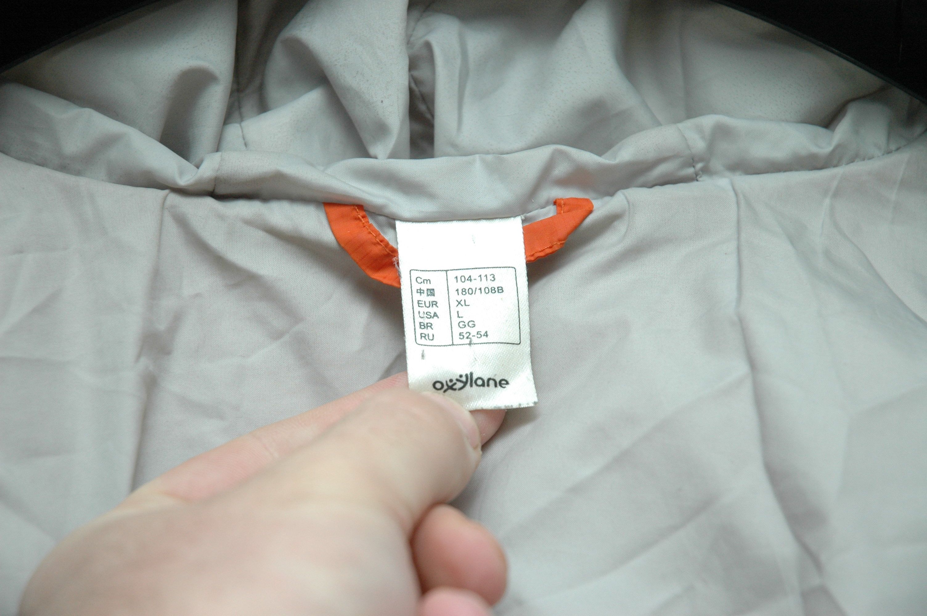 Other Quechua Down Puffer Jacket Orange Size US XL / EU 56 / 4 - 5 Thumbnail