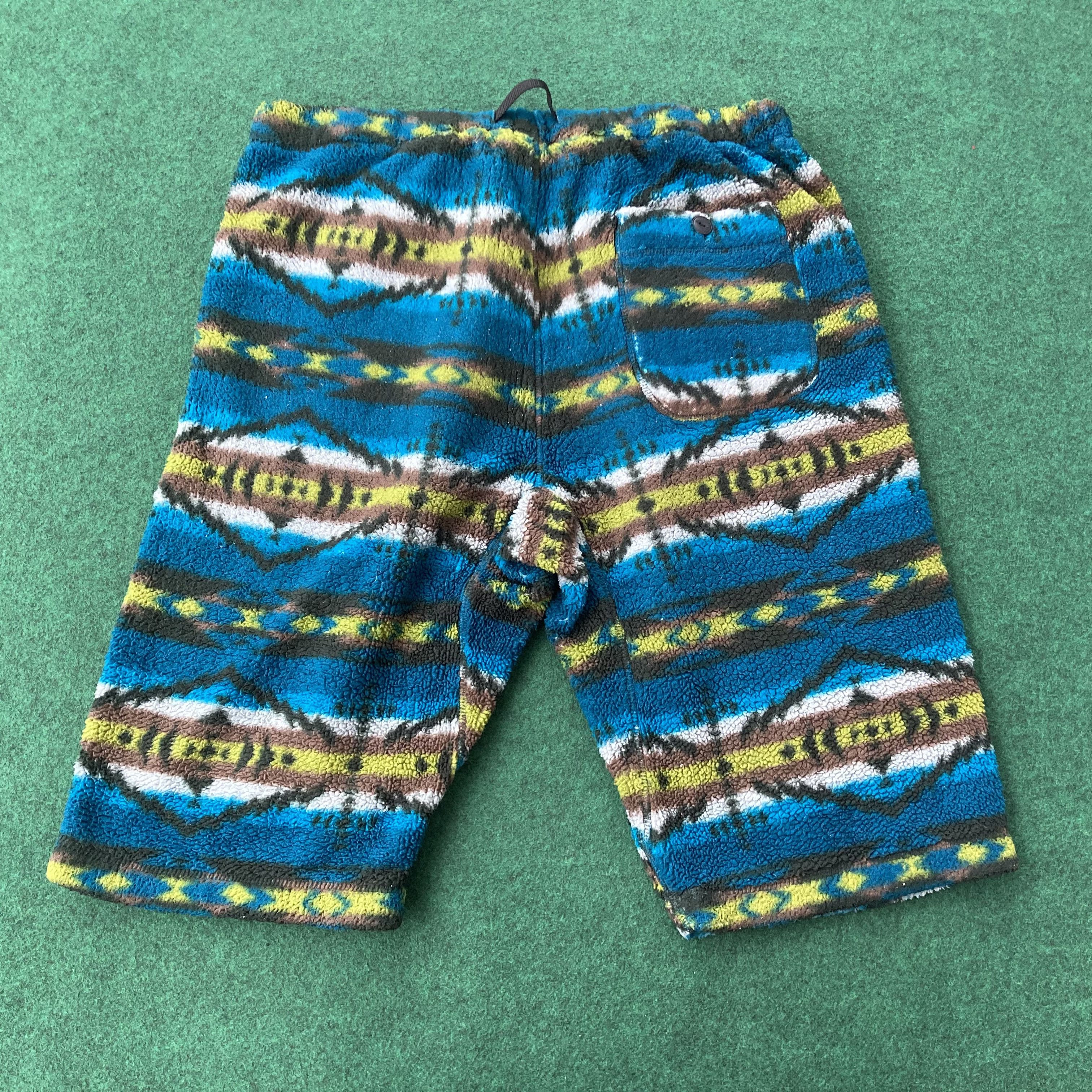 Japanese Brand Vtg Short Pant Fleece Jeans Jorts Punk Style Streetwear Size US 34 / EU 50 - 5 Thumbnail