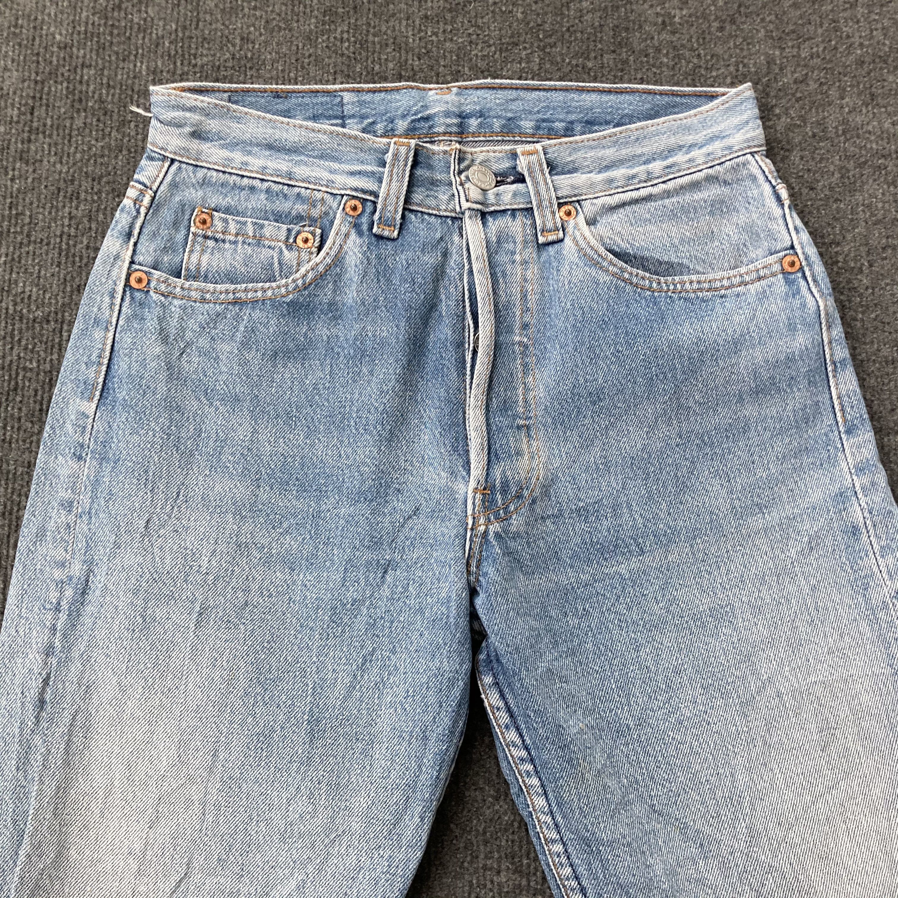 Levi's × Vintage Vtg Levis 501xx Distressed Ripped 80s Grunge Style Jeans Size US 26 / EU 42 - 3 Thumbnail