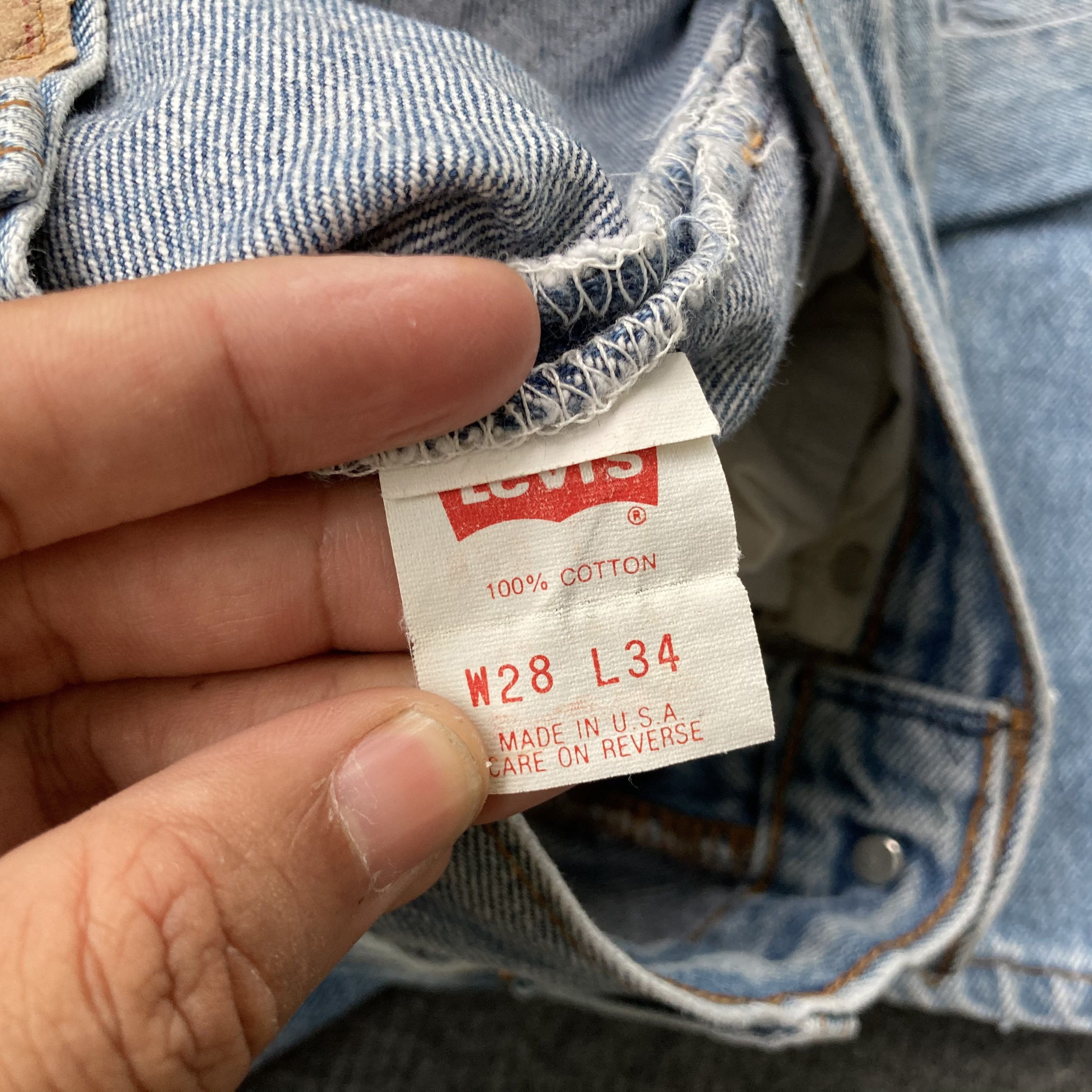 Levi's × Vintage Vtg Levis 501xx Distressed Ripped 80s Grunge Style Jeans Size US 26 / EU 42 - 9 Thumbnail