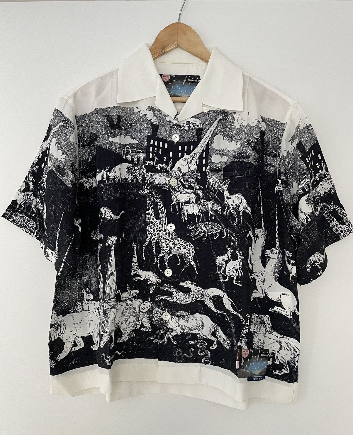 Prada Christophe Chemin “Survival Utopia” Viscose Shirt | Grailed