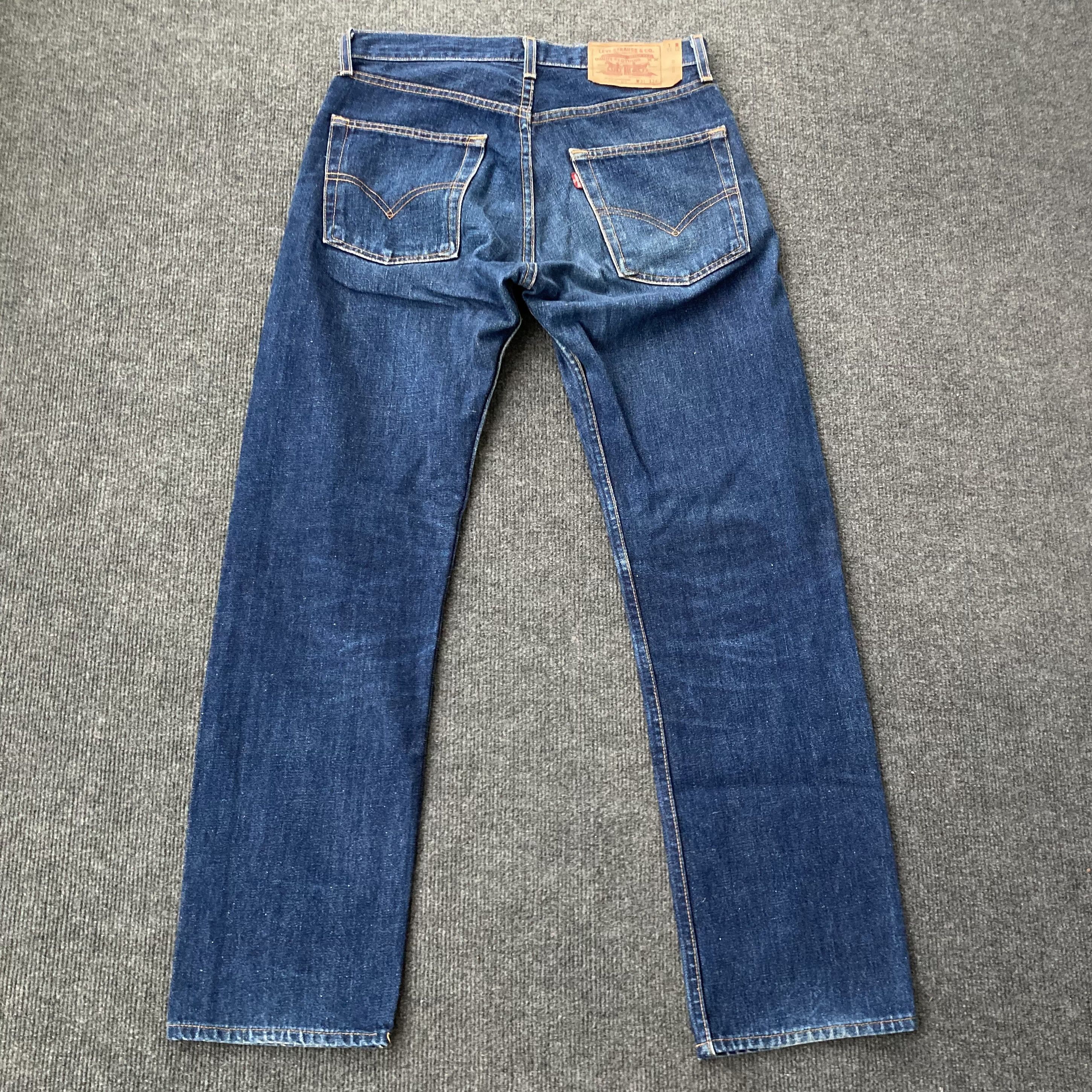 Levi's × Vintage Vtg Levis 505 Blue Denim Jeans Size US 30 / EU 46 - 10 Thumbnail