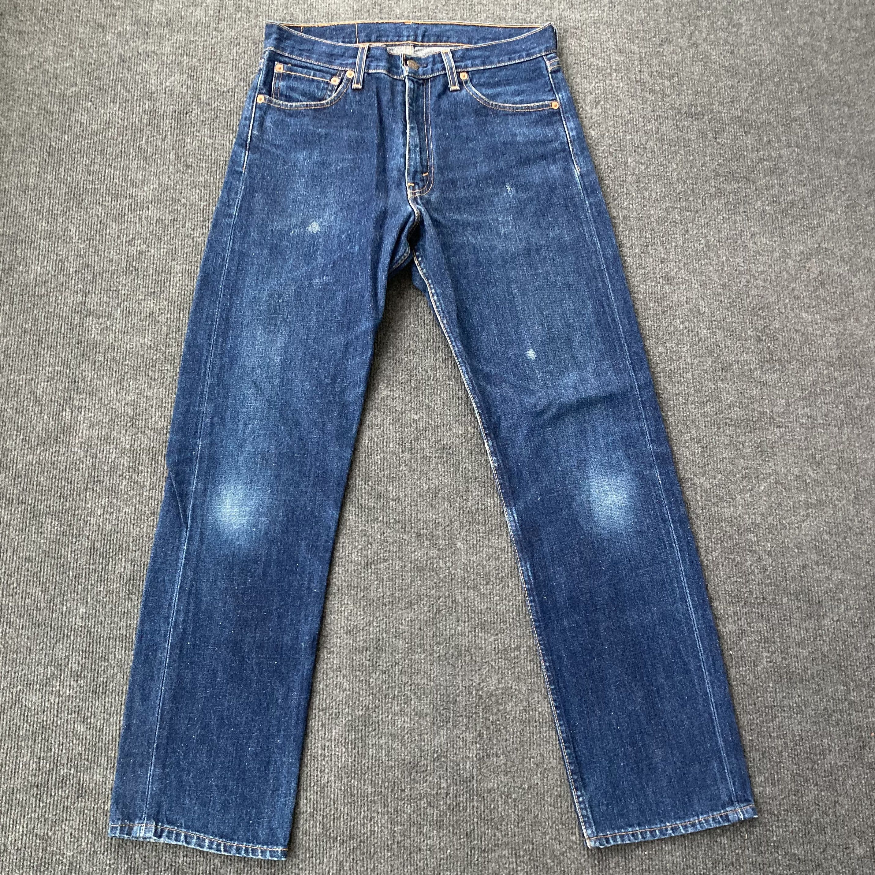 Levi's × Vintage Vtg Levis 505 Blue Denim Jeans Size US 30 / EU 46 - 1 Thumbnail