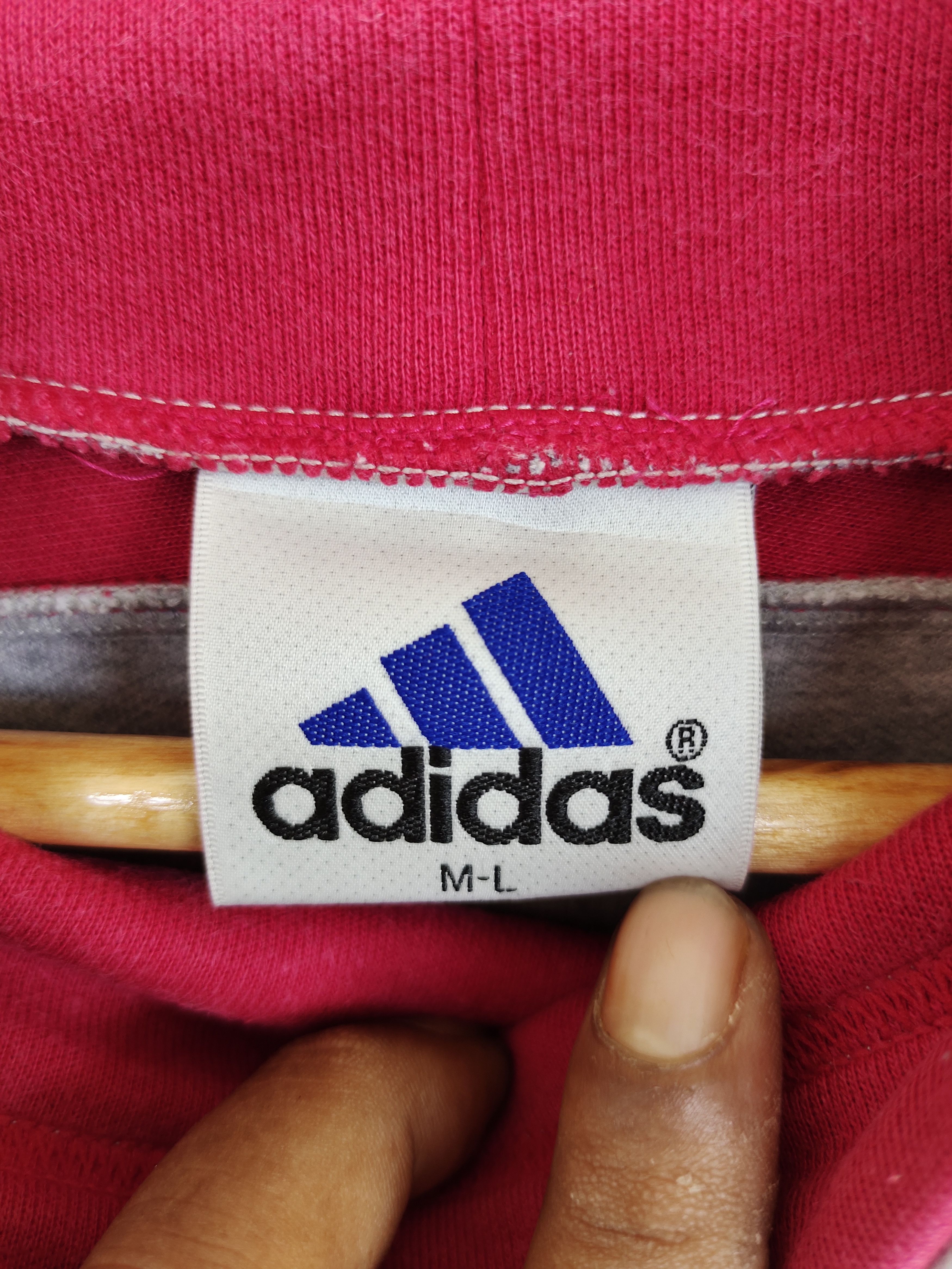 Vintage Vintage ADIDAS Big Logo Spell out Sweatshirt Size US L / EU 52-54 / 3 - 17 Thumbnail