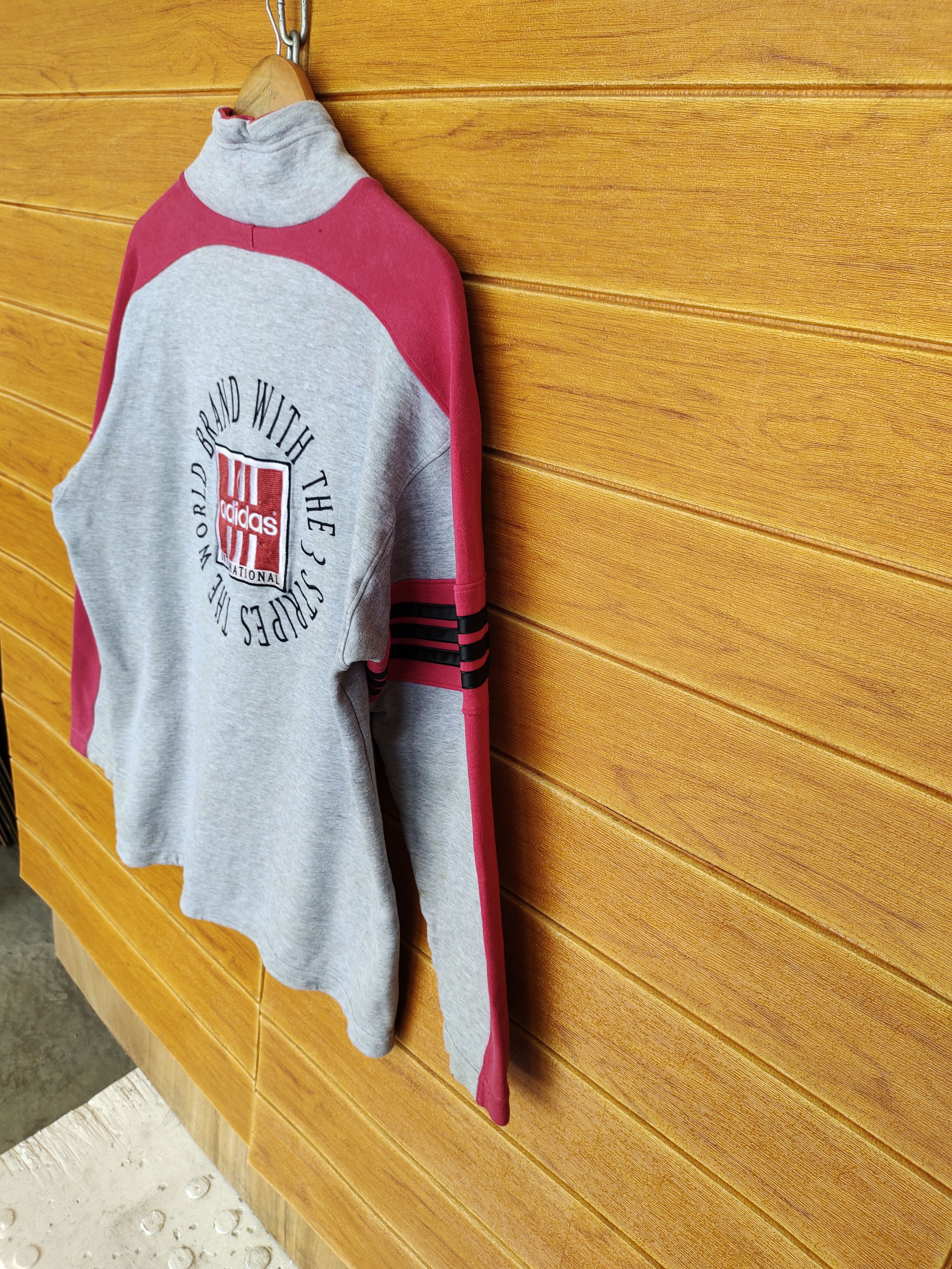 Vintage Vintage ADIDAS Big Logo Spell out Sweatshirt Size US L / EU 52-54 / 3 - 15 Thumbnail