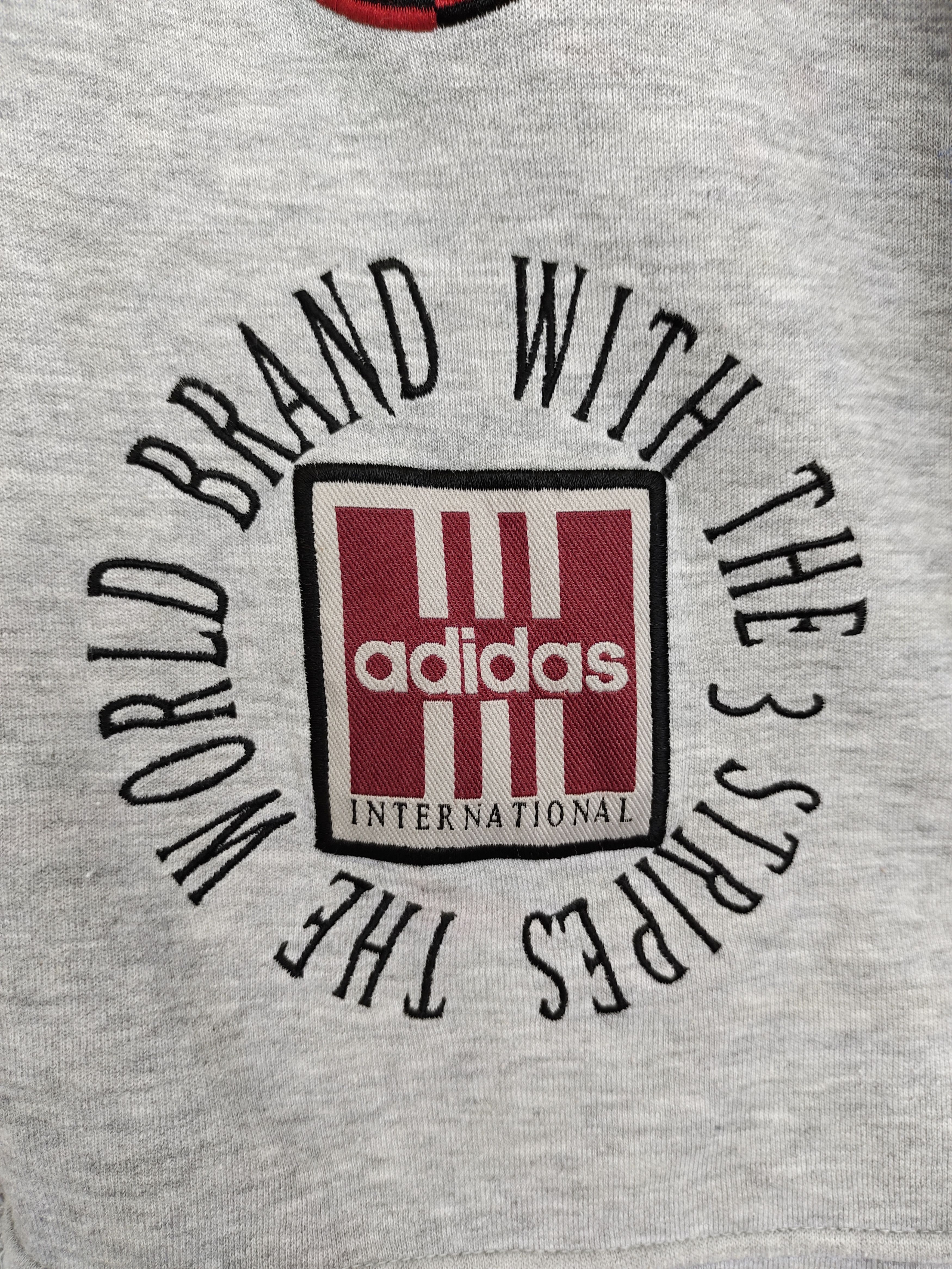 Vintage Vintage ADIDAS Big Logo Spell out Sweatshirt Size US L / EU 52-54 / 3 - 12 Thumbnail