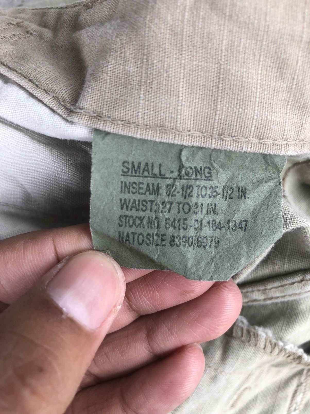 Vintage military combat trouser cargo pants tactical multipocket Size US 30 / EU 46 - 13 Thumbnail