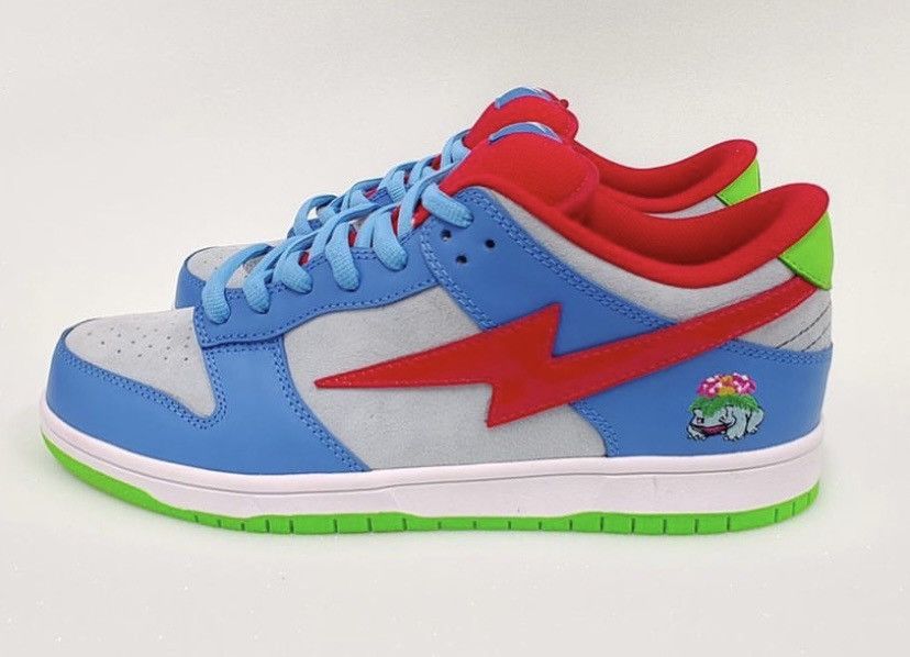 Custom Air Omi Bulbasaur Layup Lows Custom Dunks Shoes 13 Grailed