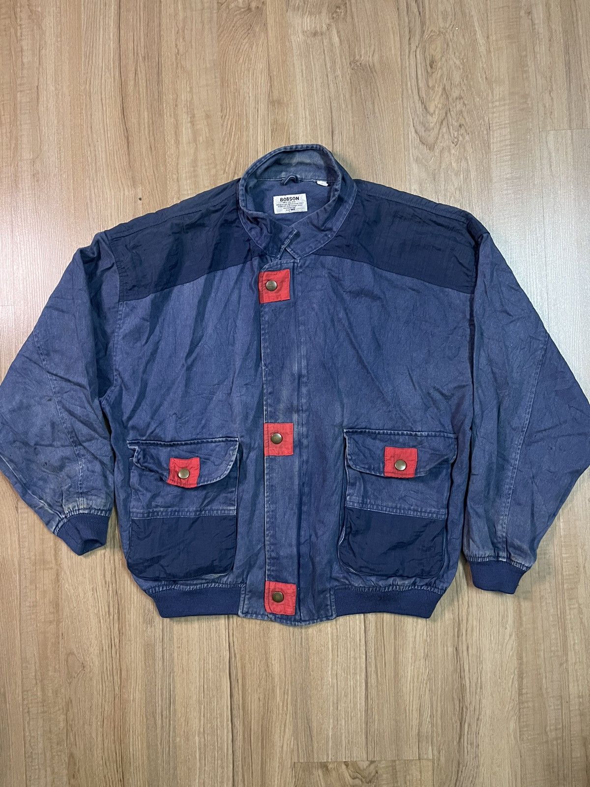 Vintage Vintage BOBSON worker jacket Size US L / EU 52-54 / 3 - 1 Thumbnail