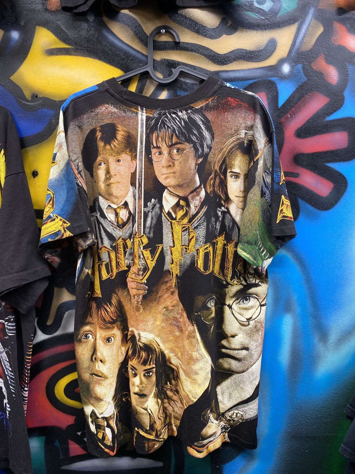Vintage Harry potter all over print shirt | Grailed