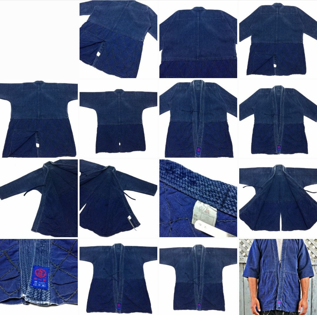 Indigo × Japanese Brand 🔥Style Kapital Dyed Woven Cotton Drawstrings Kimono🔥 Size US S / EU 44-46 / 1 - 16 Thumbnail