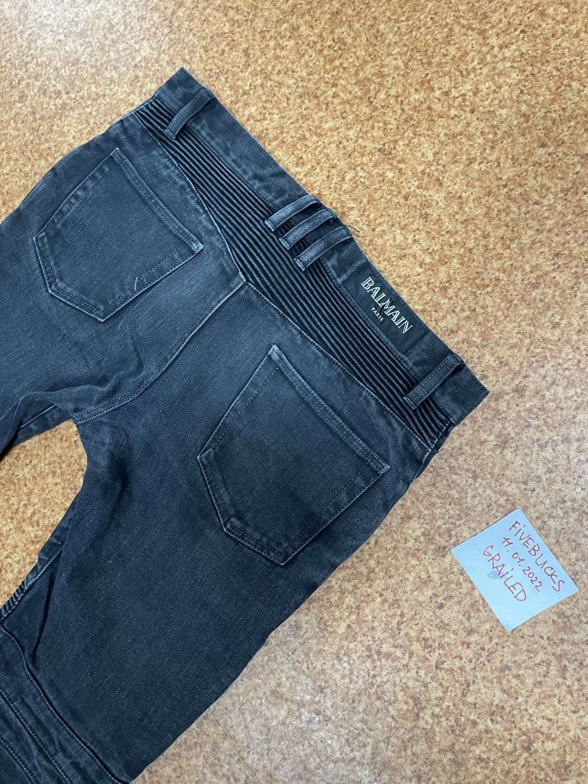Balmain Balmain Biker Jeans Size US 33 - 5 Thumbnail
