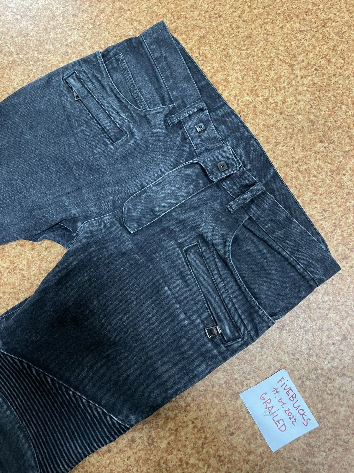 Balmain Balmain Biker Jeans Size US 33 - 6 Thumbnail