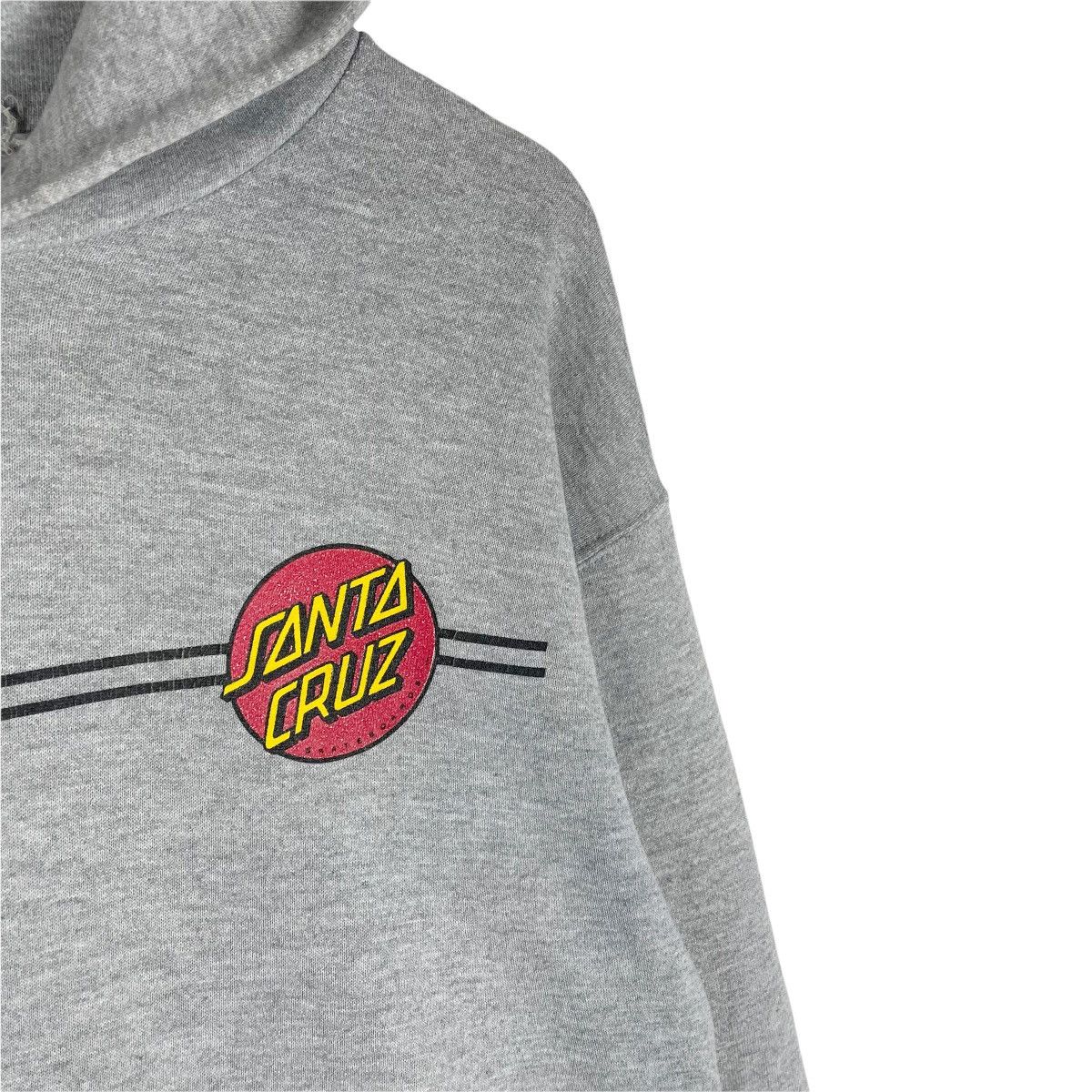 Santa Cruz Skateboards × Vintage ☀️90s SANTA CRUZ Hoodie Skate Sweatshirt Crewneck Size US M / EU 48-50 / 2 - 4 Thumbnail