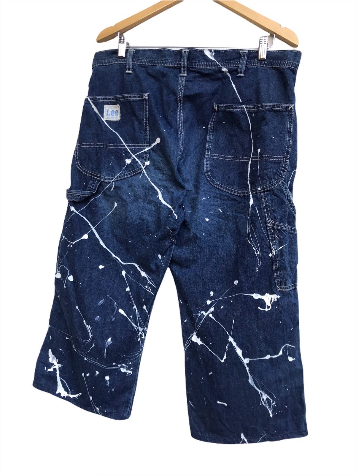 Lee Distressed Lee Paint Splatter Painter Cropped Pants Size US 36 / EU 52 - 3 Thumbnail
