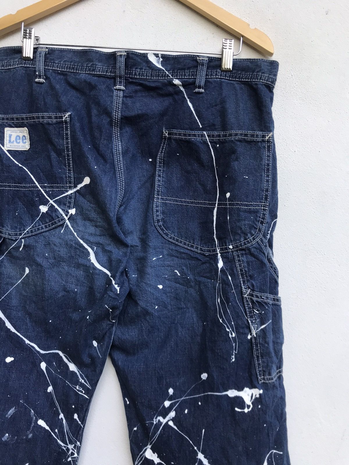 Lee Distressed Lee Paint Splatter Painter Cropped Pants Size US 36 / EU 52 - 9 Thumbnail