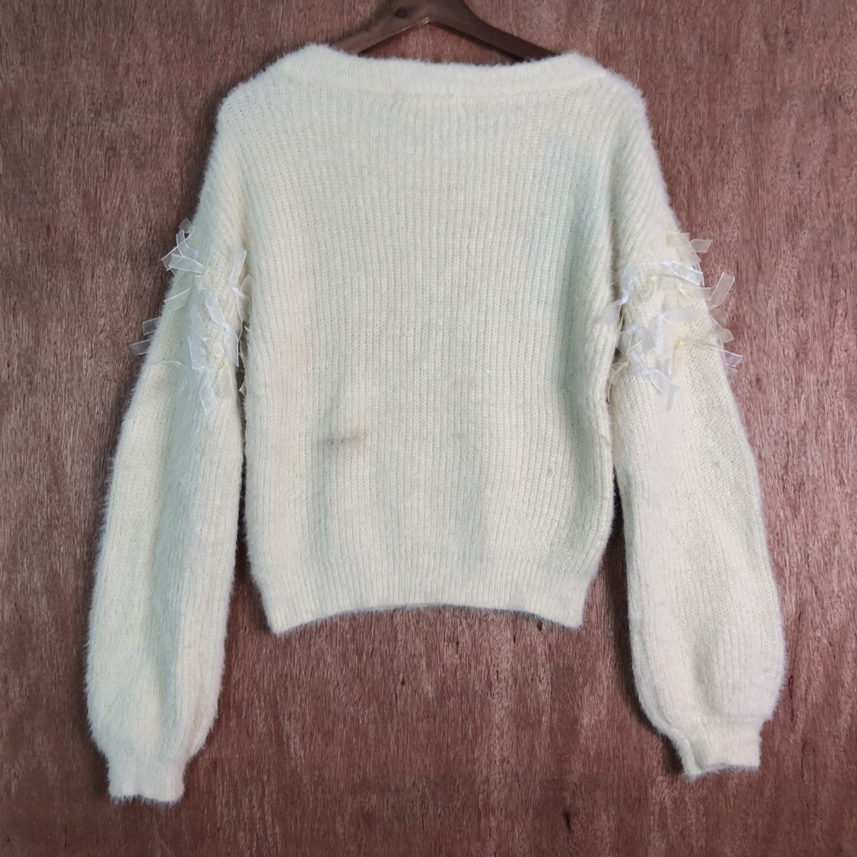 Homespun Knitwear DLL Majestic Legon shaggy fur Mohair Knitwear #c236 Size M / US 6-8 / IT 42-44 - 9 Thumbnail