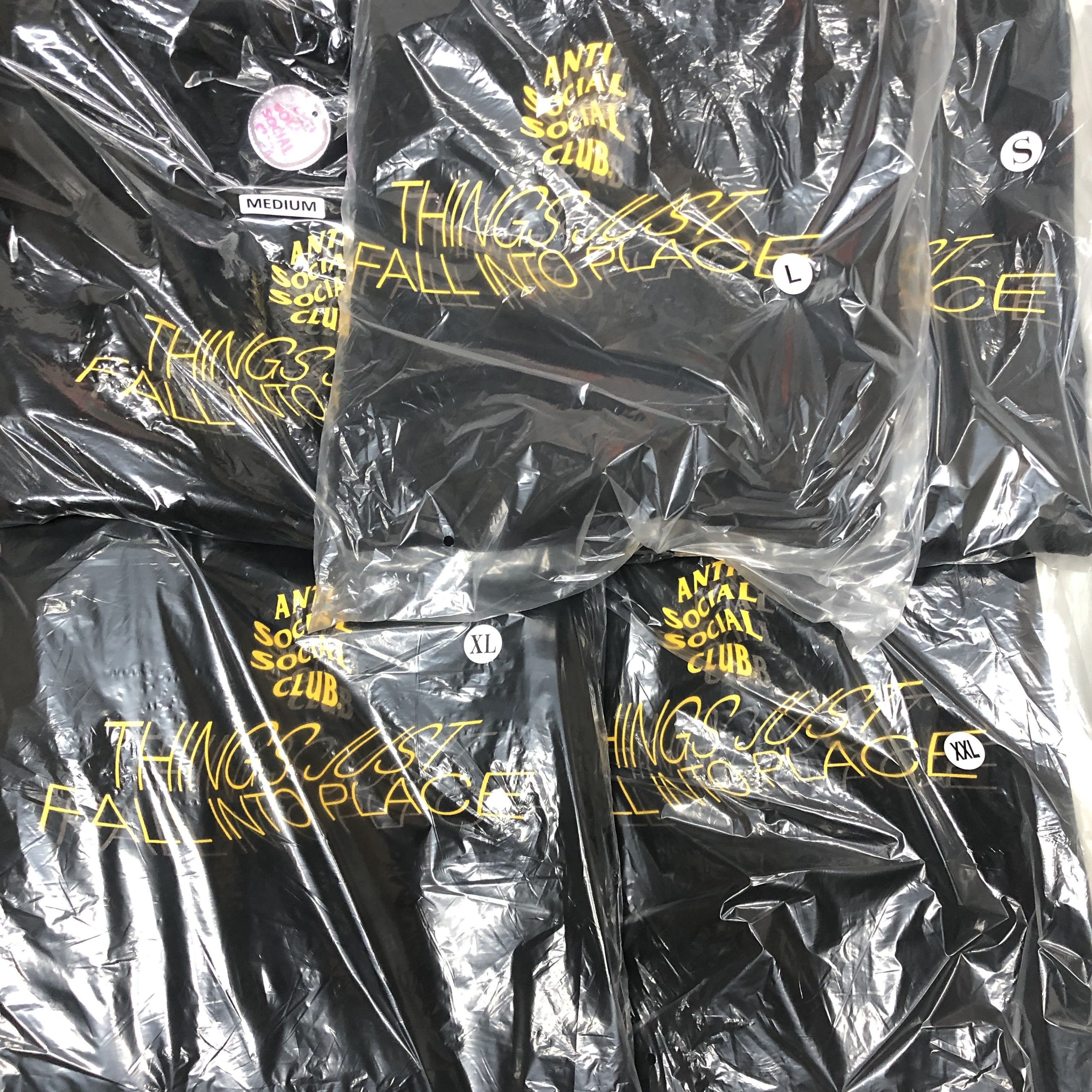 Anti Social Social Club DS Yellow ASSC Sometimes They Dont Black Hoodie BAPE FTP FOG Size US M / EU 48-50 / 2 - 7 Thumbnail