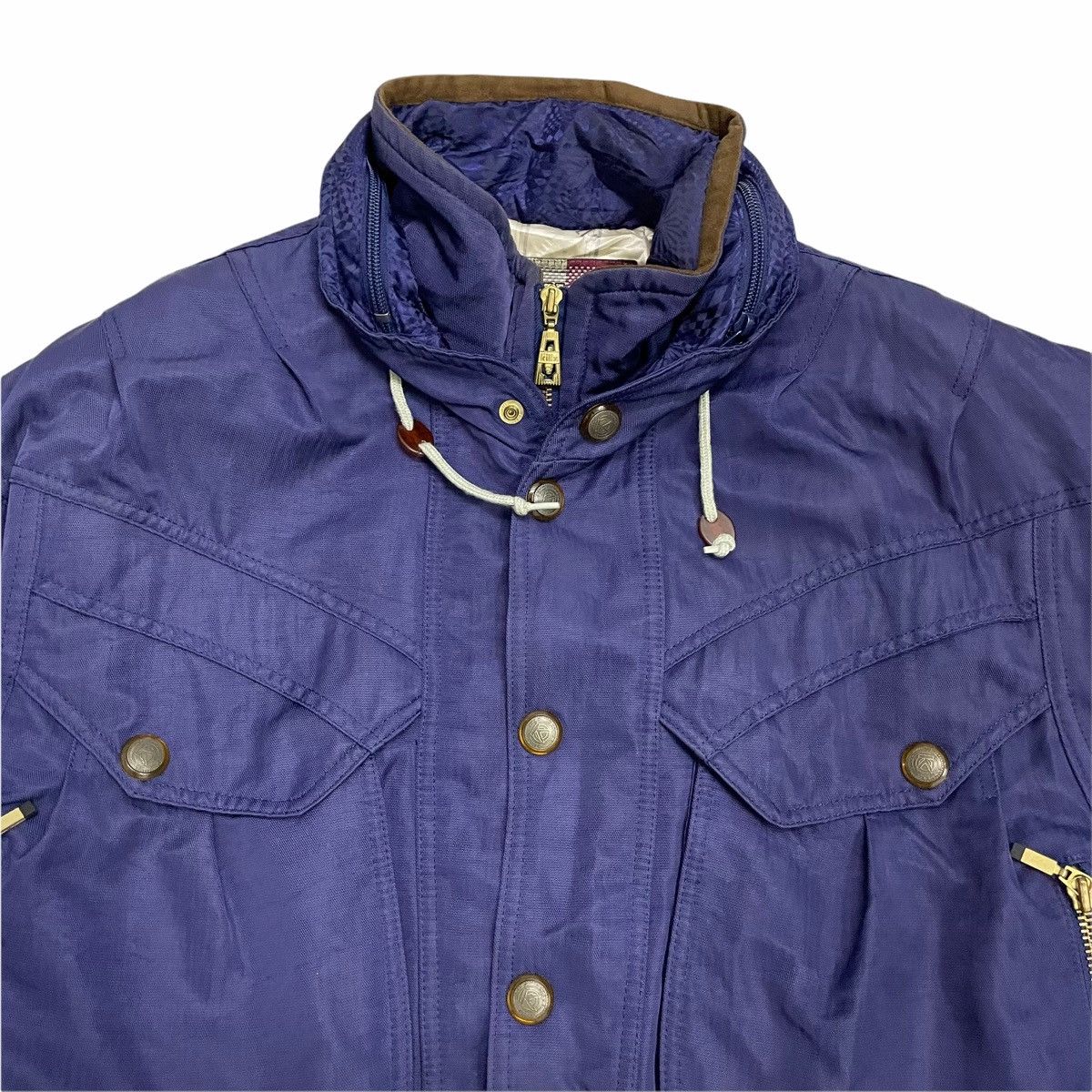 Designer × Vintage 💥80s Cropped Jean Claudie Killy Bomber Jacket Size US L / EU 52-54 / 3 - 3 Thumbnail
