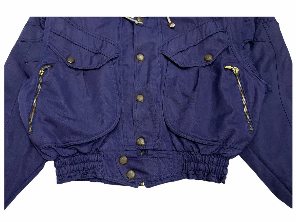 Designer × Vintage 💥80s Cropped Jean Claudie Killy Bomber Jacket Size US L / EU 52-54 / 3 - 4 Thumbnail