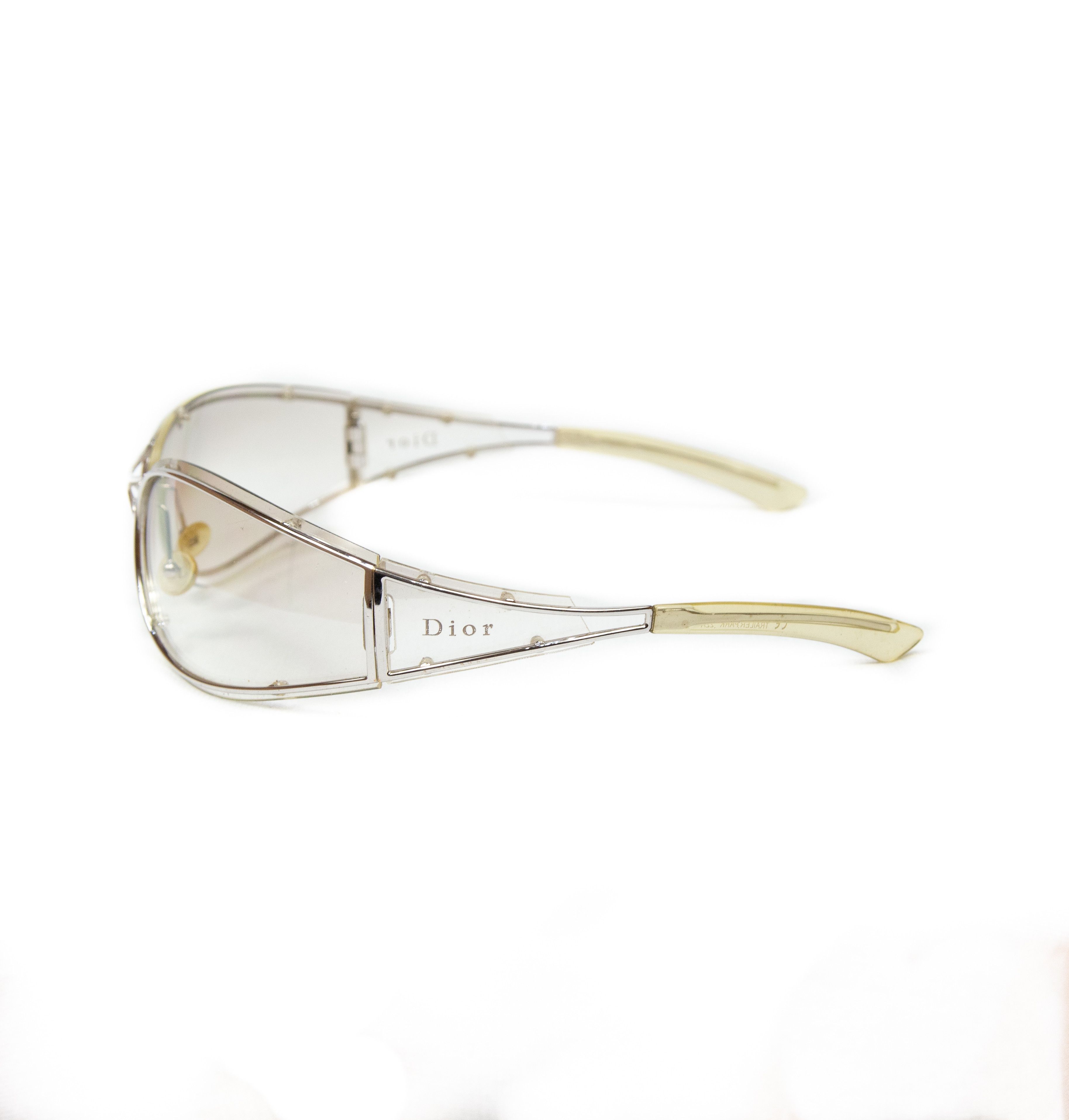 Dior × John Galliano TRANSPARENT SPORT GLASSES BY JOHN GALLIANO Size ONE SIZE - 4 Thumbnail