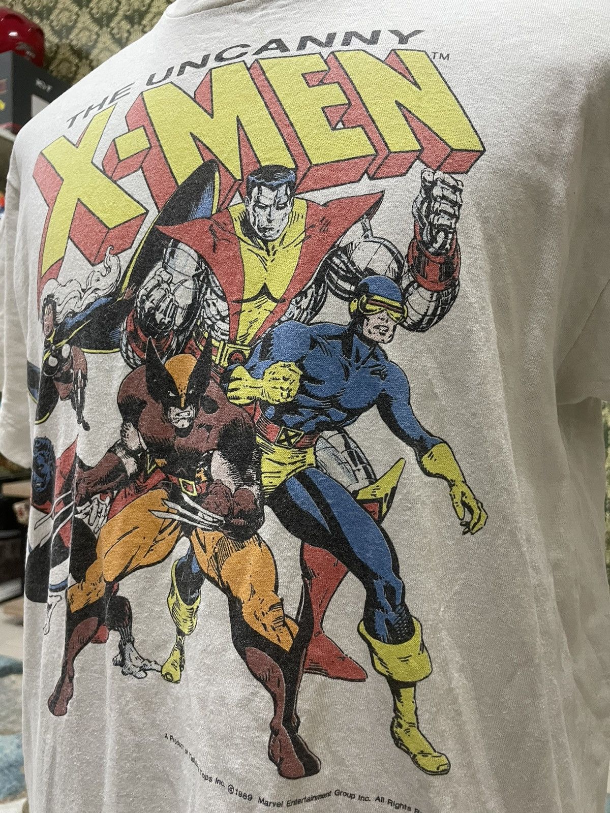 Marvel Comics 1989 The Uncanny X-Men T shirt Size US L / EU 52-54 / 3 - 8 Thumbnail