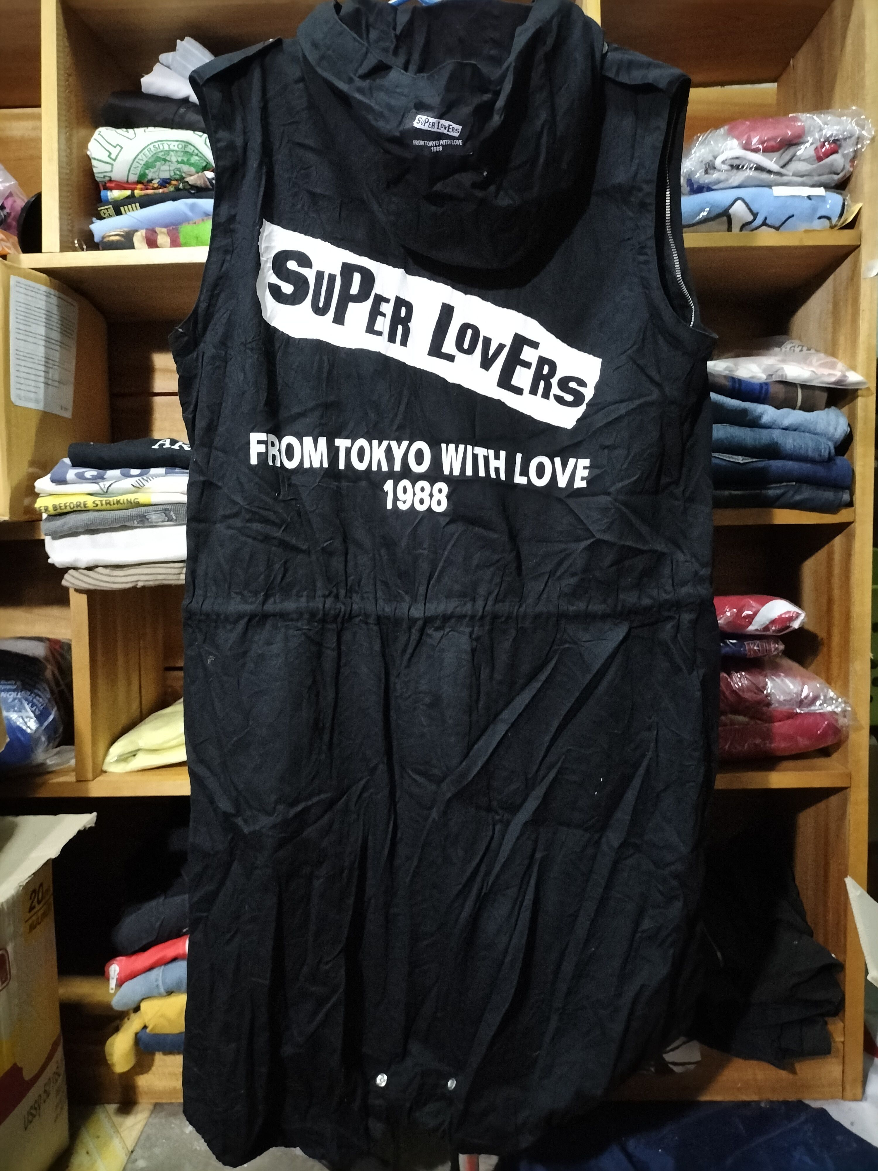 Japanese Brand Superlover Hoodie sleeveless trench jacket collection 1988 Size US M / EU 48-50 / 2 - 1 Thumbnail