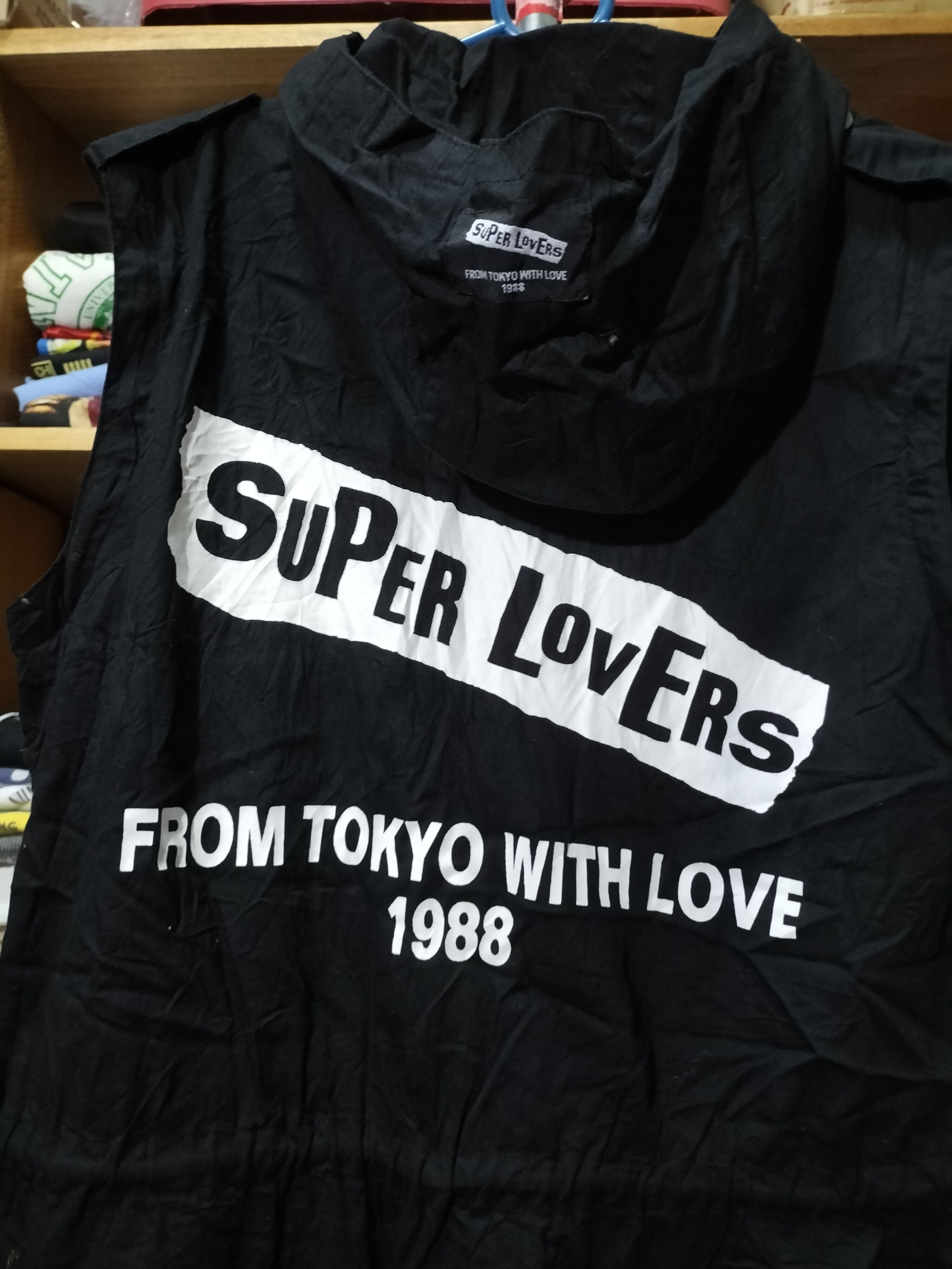 Japanese Brand Superlover Hoodie sleeveless trench jacket collection 1988 Size US M / EU 48-50 / 2 - 10 Thumbnail