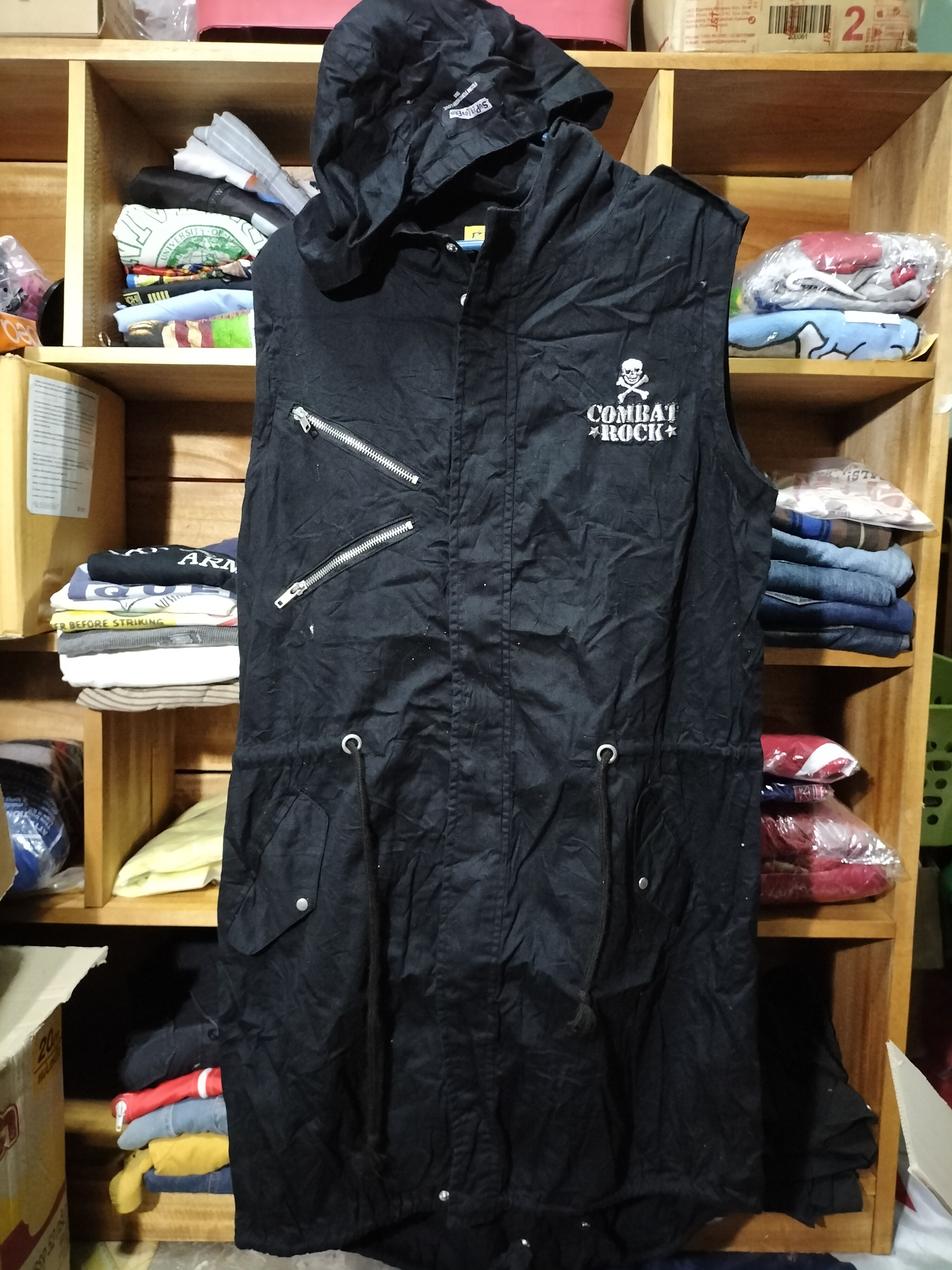 Japanese Brand Superlover Hoodie sleeveless trench jacket collection 1988 Size US M / EU 48-50 / 2 - 2 Thumbnail