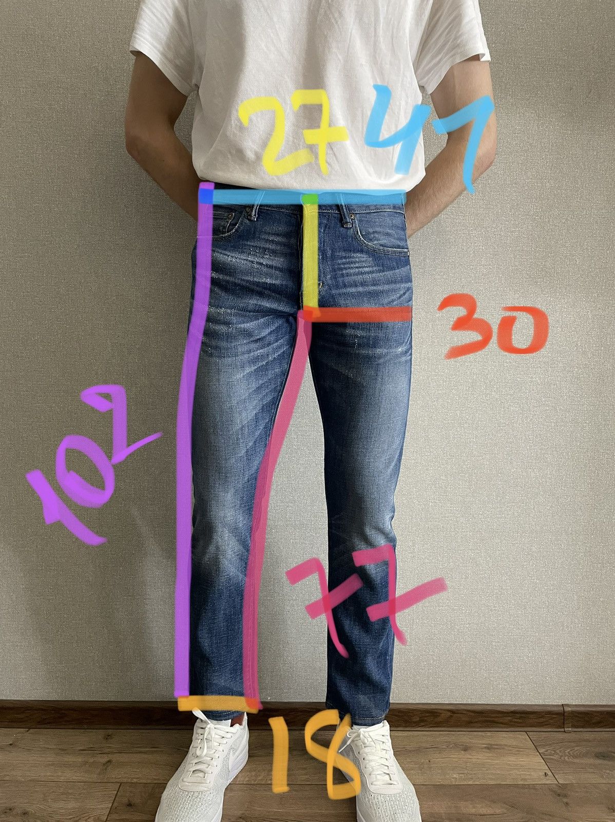 Denim & Supply Ralph Lauren × Ralph Lauren × Vintage DENIM & SUPPLY RALPH LAUREN Mens Jeans D&as Prospect Slim Size US 30 / EU 46 - 15 Thumbnail