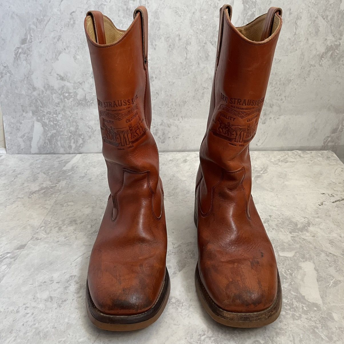 Levi's orange tab vintage 1970 hot Cowboy Boots mens 10