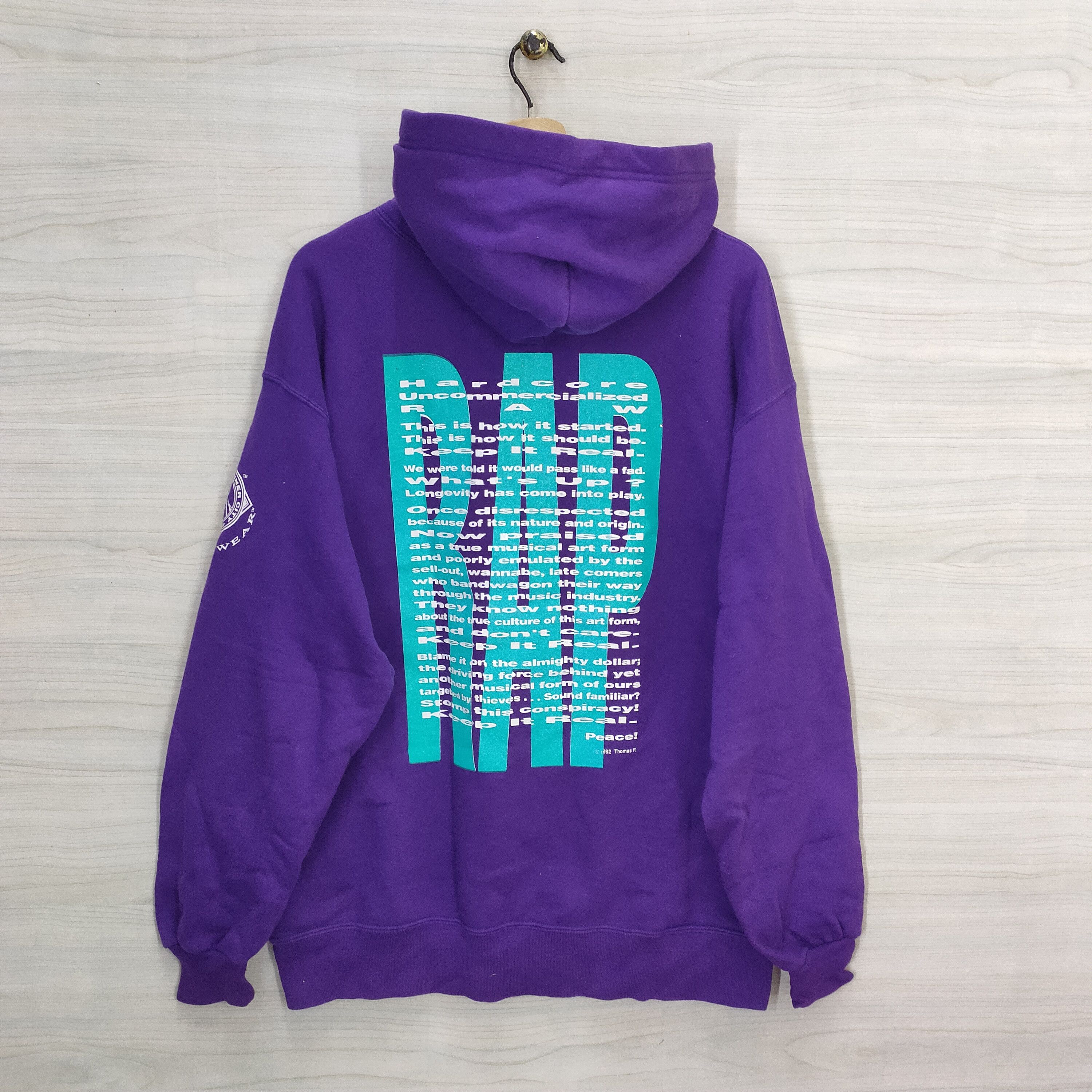 Vintage 90s Paradigm Enterprises The Hip hop Culture Hoodie Large Size US L / EU 52-54 / 3 - 2 Thumbnail
