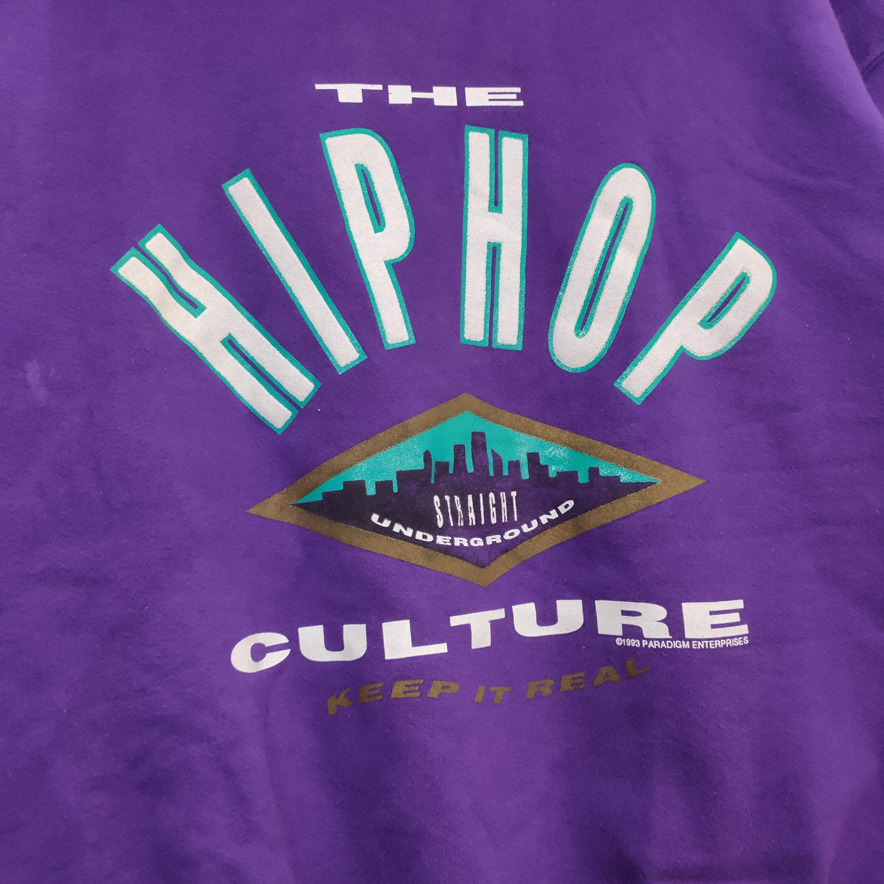 Vintage 90s Paradigm Enterprises The Hip hop Culture Hoodie Large Size US L / EU 52-54 / 3 - 6 Thumbnail