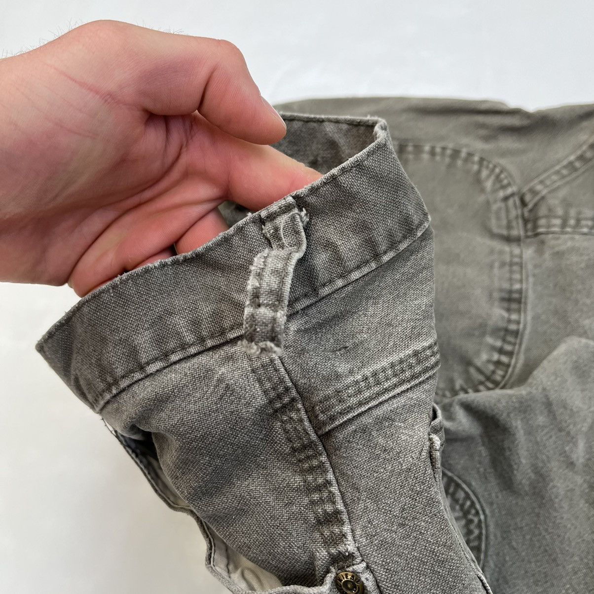 Dickies Distressed Painted Dickies Carpenter Pants Olive Stone Green Size US 32 / EU 48 - 9 Thumbnail