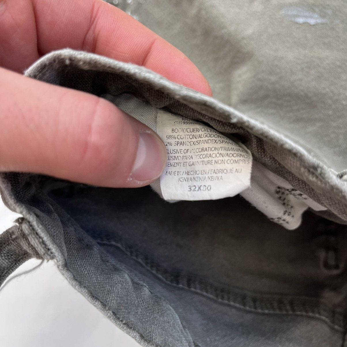 Dickies Distressed Painted Dickies Carpenter Pants Olive Stone Green Size US 32 / EU 48 - 6 Thumbnail