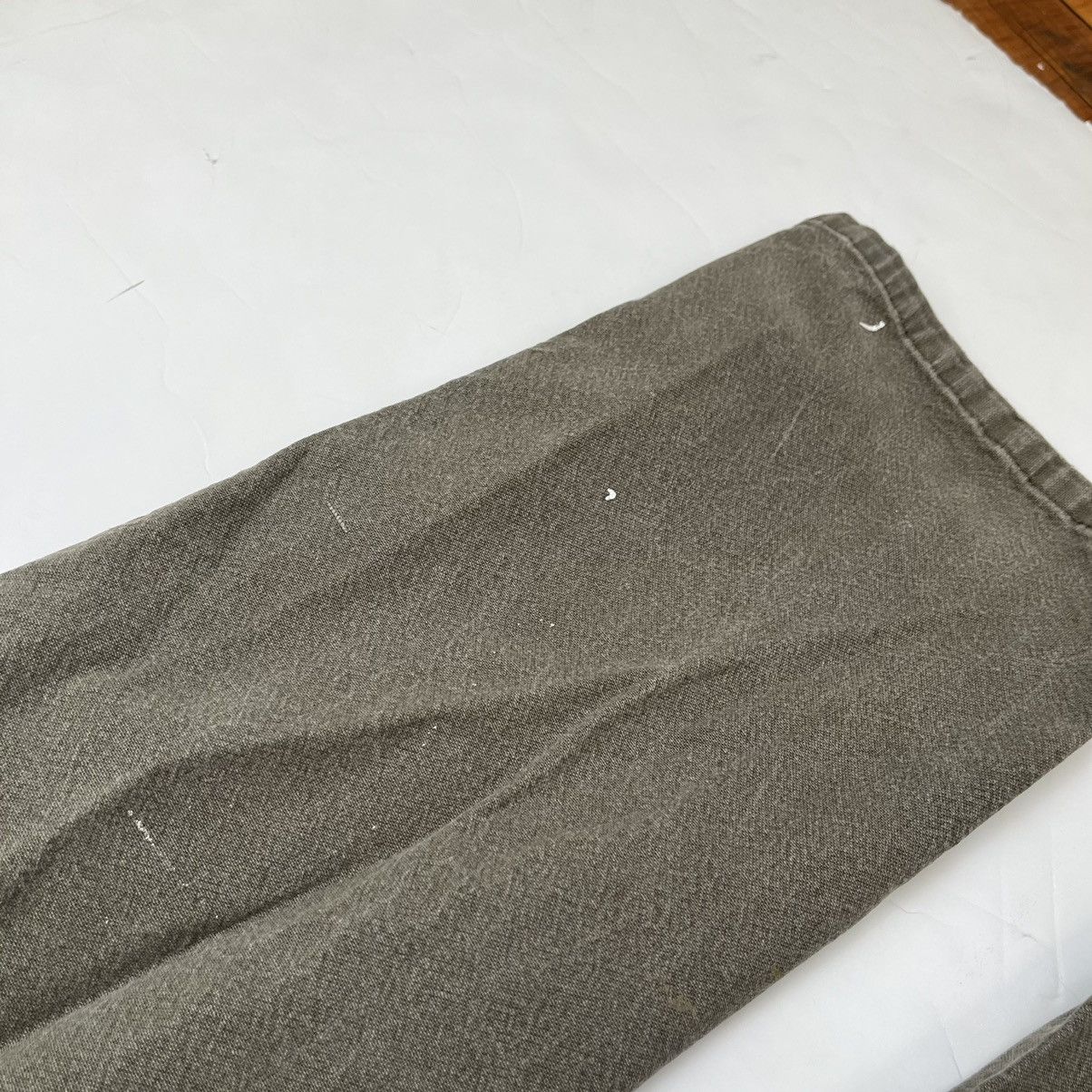 Dickies Distressed Painted Dickies Carpenter Pants Olive Stone Green Size US 32 / EU 48 - 7 Thumbnail