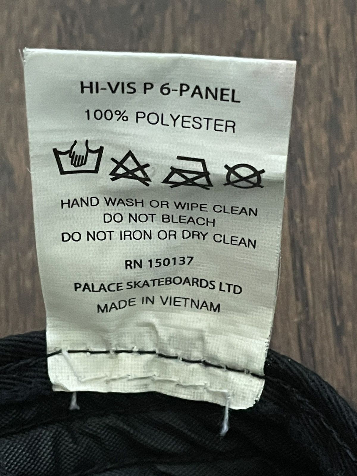 Palace Palace Hi Vis P Cap Hat Nylon Black Size ONE SIZE - 6 Thumbnail
