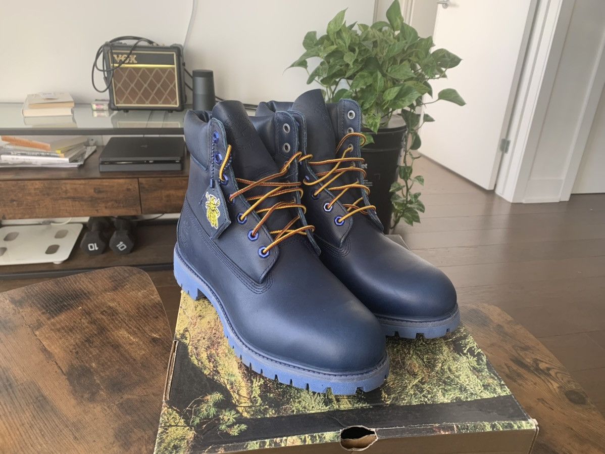 Navy blue timberlands best sale