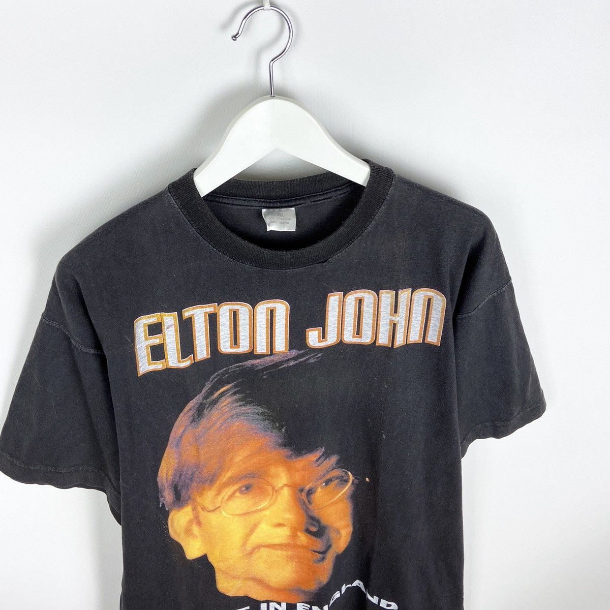 Band Tees Vintage 90s Rare Elton John Made in England German tour tee Size US XL / EU 56 / 4 - 3 Thumbnail