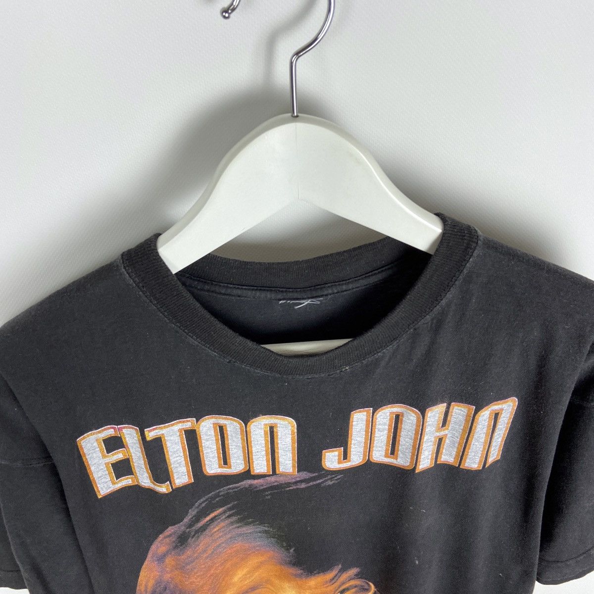 Band Tees × Vintage Vintage 90s Elton John Made in England German tour tee rare Size US XL / EU 56 / 4 - 5 Thumbnail