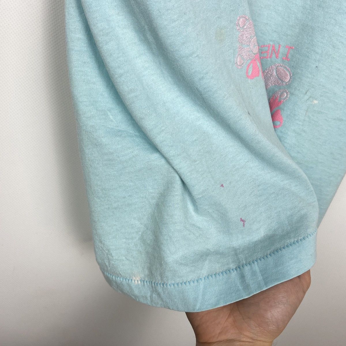 Vintage Vintage 80s 1987 Teddy Bear I need a hug tee Birdlegs single Size US M / EU 48-50 / 2 - 6 Thumbnail
