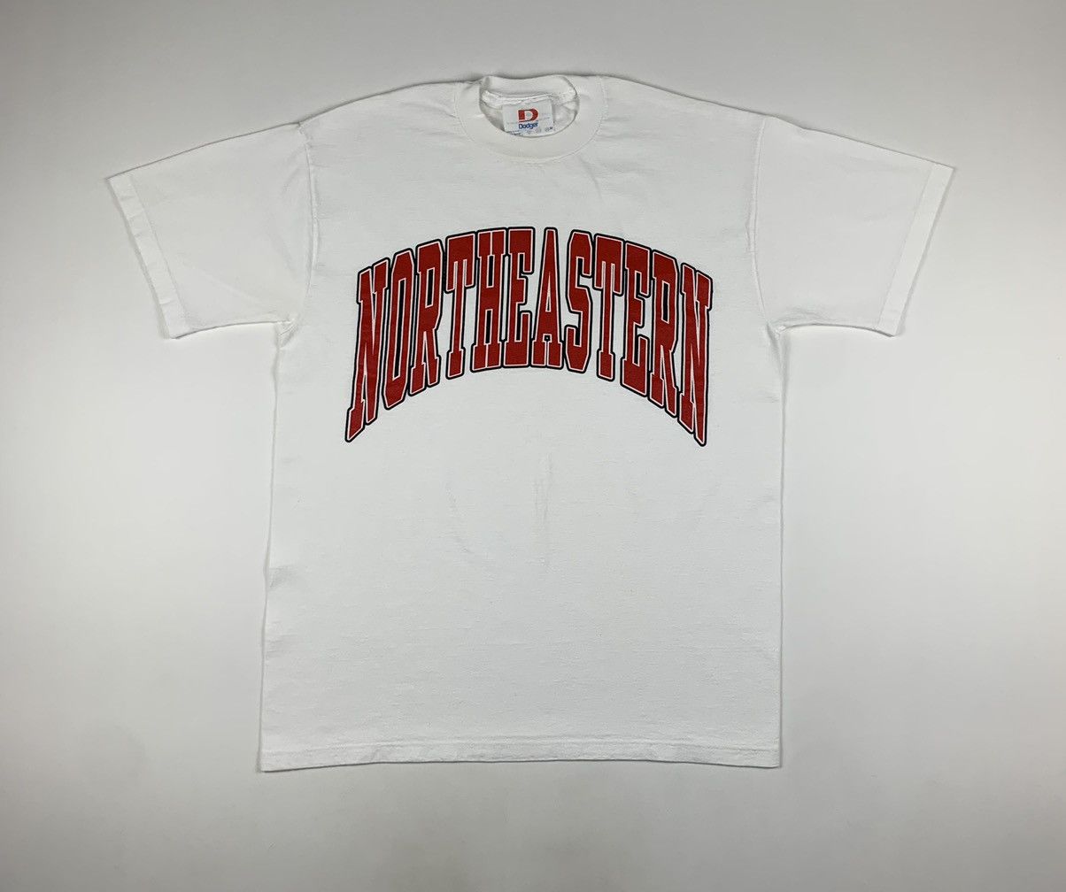 Vintage 90s Northeastern University arc logo graphic t shirt