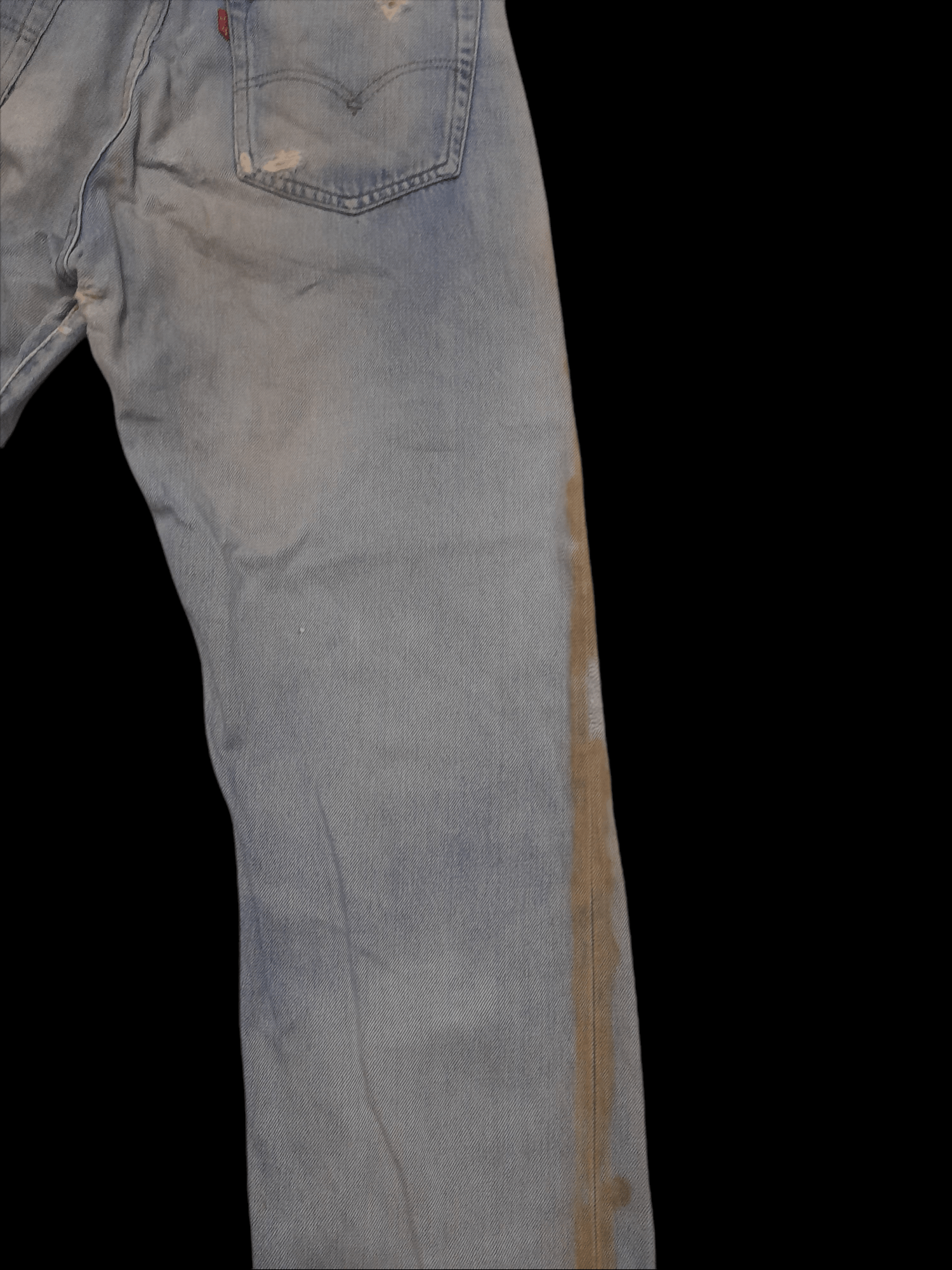 Levi's × Vintage 90s 501 SELVEDGE DENIM 555 USA DISTRESSED (D613) Size US 31 - 11 Thumbnail