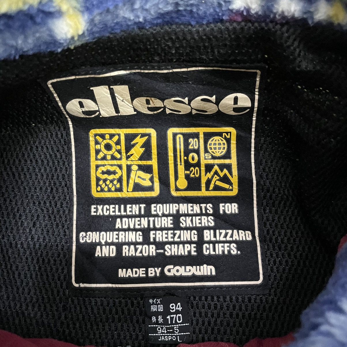 Ellesse 💥 ELLESSE SKI OUTDOOR ZIPPER JACKET Size US L / EU 52-54 / 3 - 7 Thumbnail