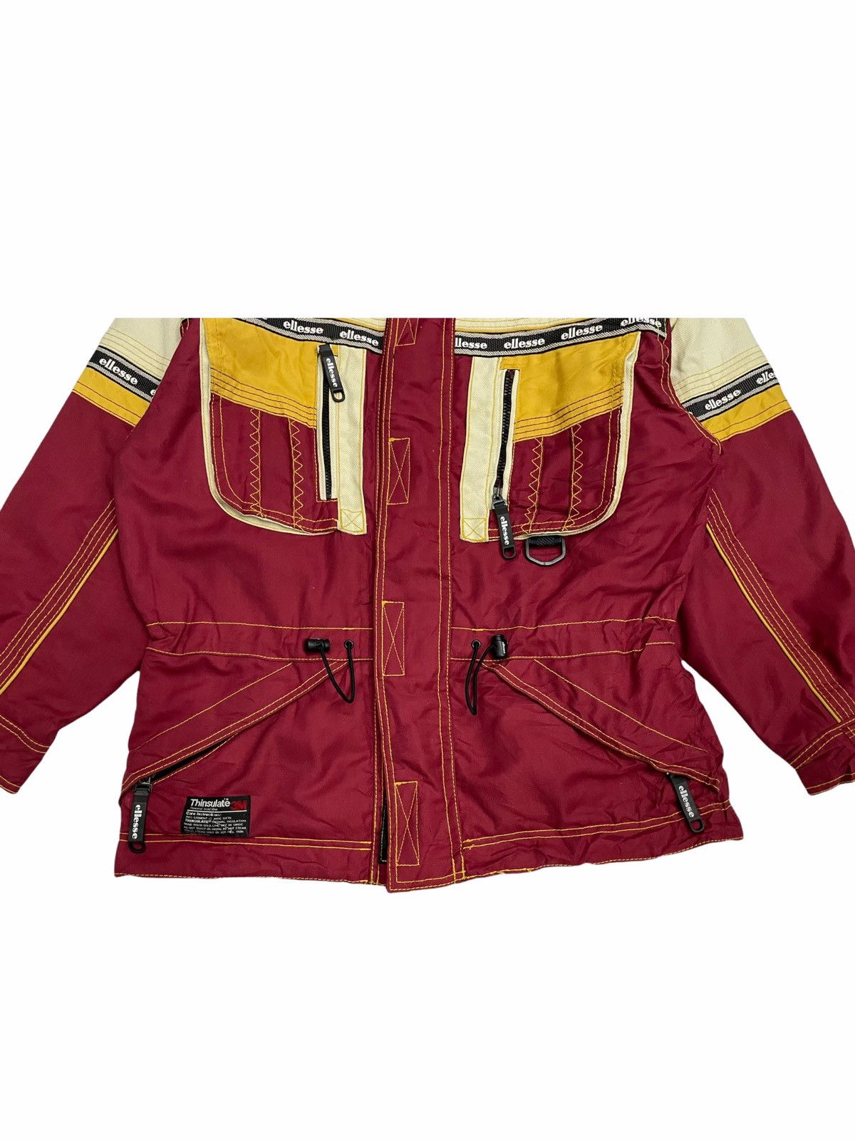 Ellesse 💥 ELLESSE SKI OUTDOOR ZIPPER JACKET Size US L / EU 52-54 / 3 - 4 Thumbnail