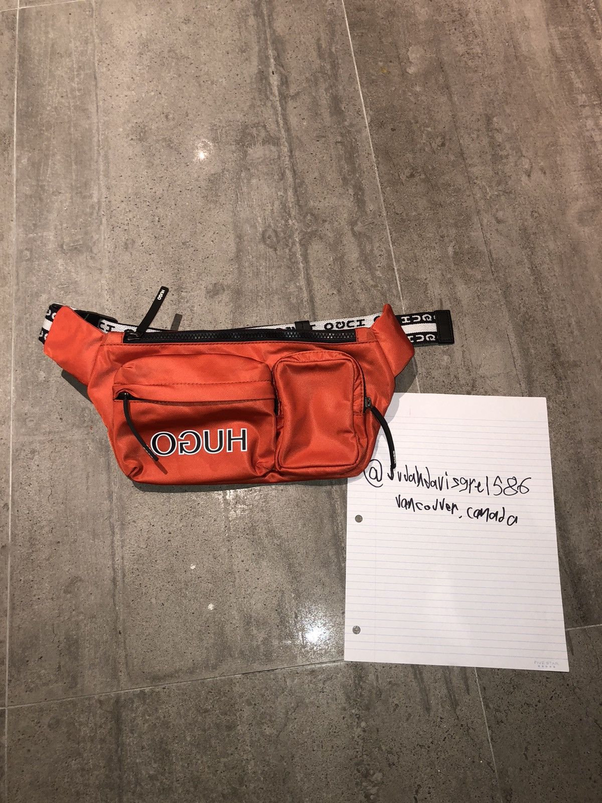 Hugo boss orange bag cheap