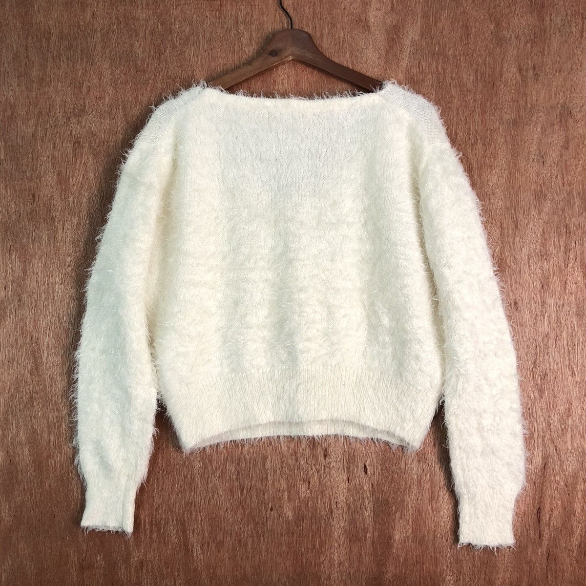 Japanese Brand DLL Nice Claup Mohair Soft Fur Shag Shaggy Knitwear #c238 Size M / US 6-8 / IT 42-44 - 10 Thumbnail