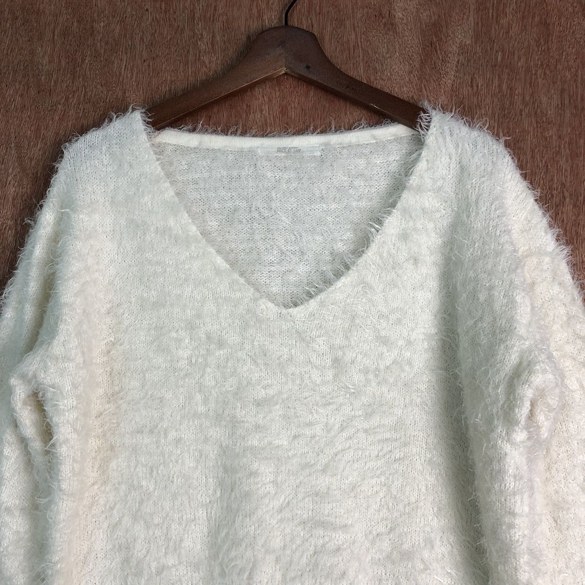 Japanese Brand DLL Nice Claup Mohair Soft Fur Shag Shaggy Knitwear #c238 Size M / US 6-8 / IT 42-44 - 2 Thumbnail